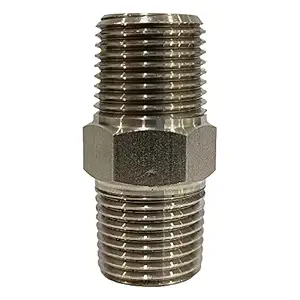 Hex Nipple - SS316