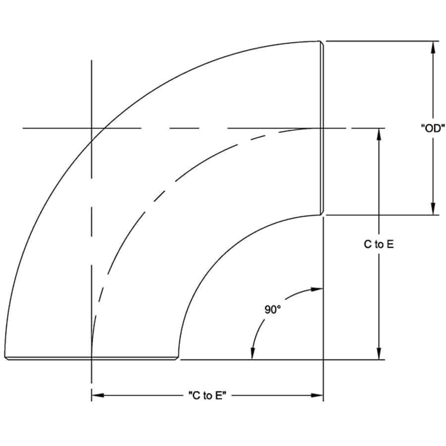 90° Elbow - SS316L