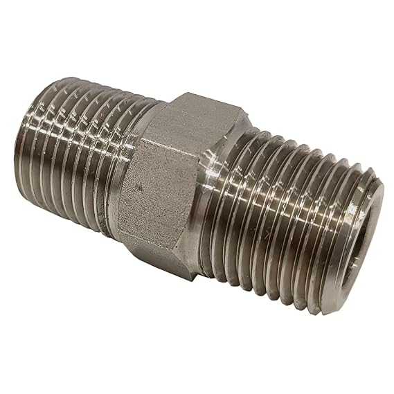 Hex Nipple - SS316
