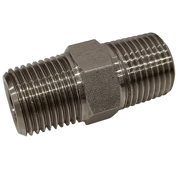 Hex Nipple - SS316